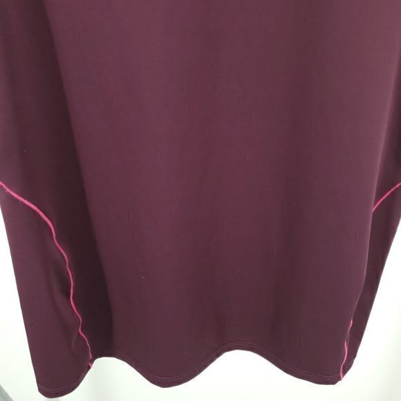 Patagonia Common Threads Short Sleeve Base Layer Shirt M Plum/Maroon/Pink 45605 - Picture 9 of 12